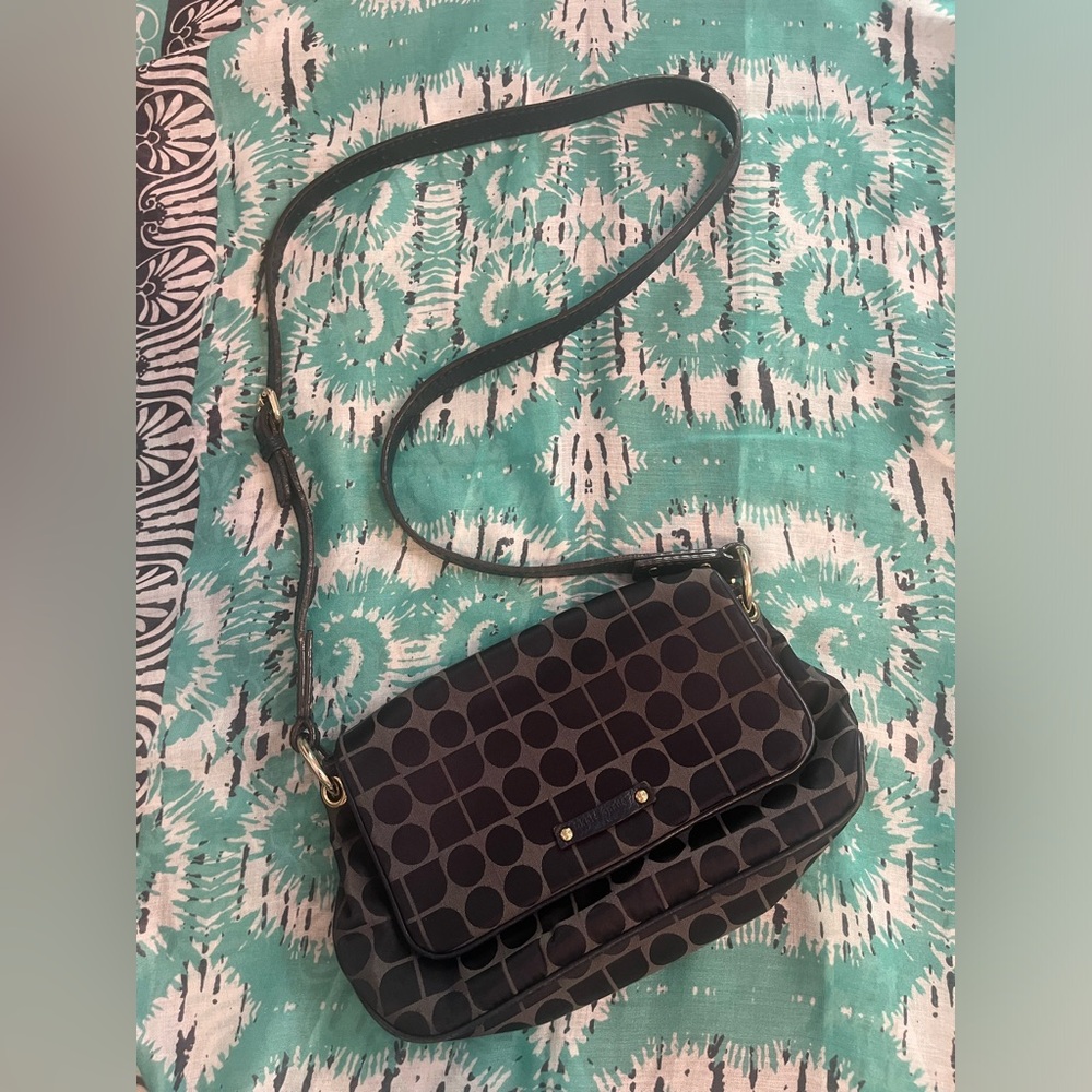Kate Spade ♠️ New York cross body - shoulder purse w/red lining - Vintage